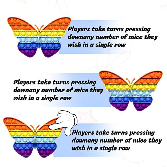 Butterfly Pop It Bubble Fidget Toy - Picture 4 of 5